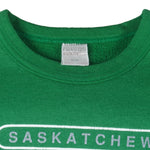CFL (Ravens) - Saskatchewan Roughriders Sweatshirt 1990s Medium Vintage Retro Football