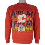 NHL (Woody Sports) - Calgary Flames Sweatshirt 1990 Medium