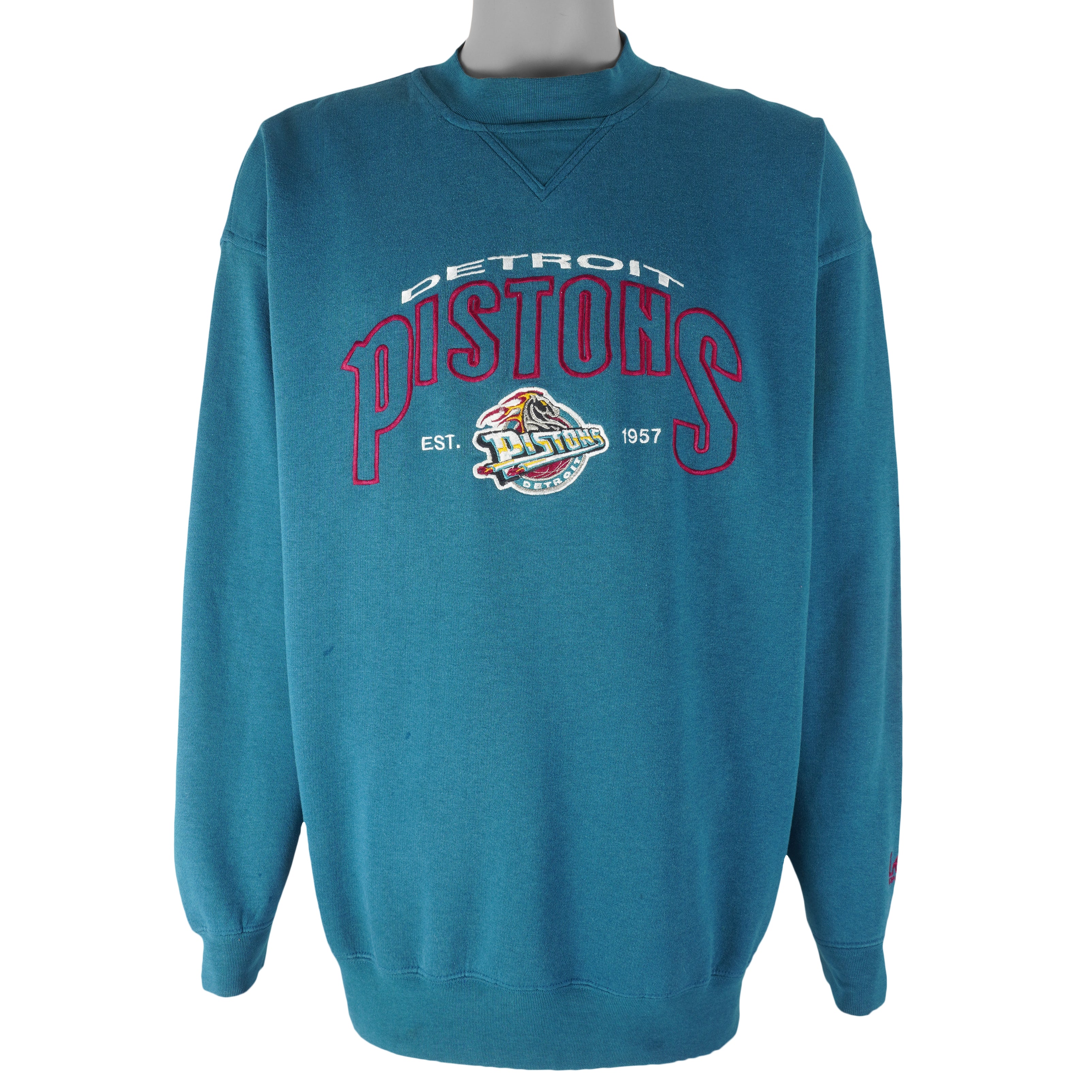 NBA (Lee) - Detroit Pistons Sweatshirt 1957 X-Large Vintage Retro Basketball