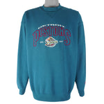 NBA (Lee) - Detroit Pistons Embroidered Sweatshirt 1990s X-Large