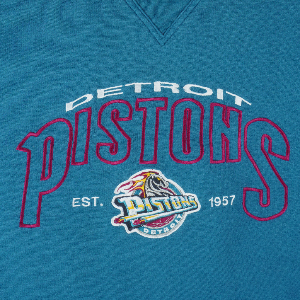 NBA (Lee) - Detroit Pistons Sweatshirt 1957 X-Large Vintage Retro Basketball