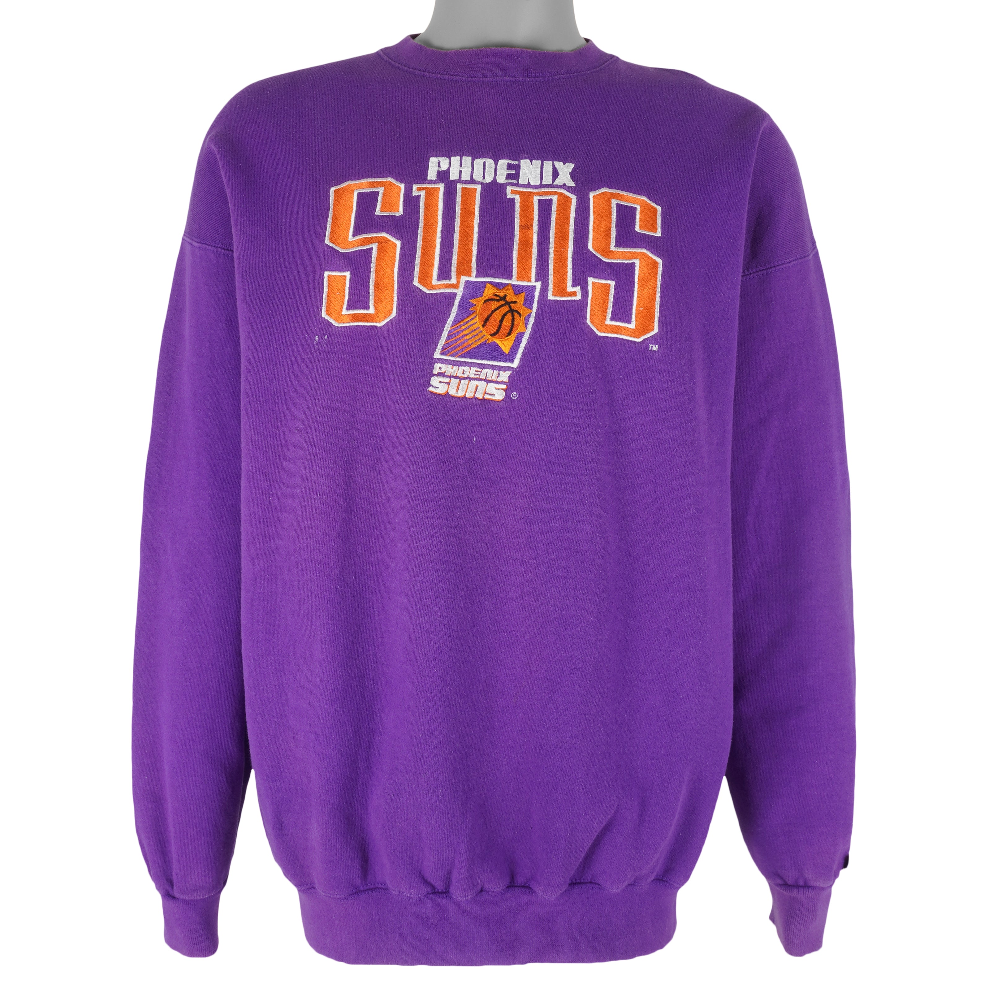 NBA (Logo Athletic) - Phoenix Suns Sweatshirt 1990s Large Vintage Retro Basketball