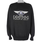 NHL (Logo 7) - Tampa Bay Lightning Sweatshirt 1990s X-Large Vintage Retro Hockey