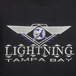 NHL (Logo 7) - Tampa Bay Lightning Sweatshirt 1990s X-Large Vintage Retro Hockey