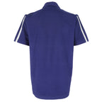 Vintage (No Fear) - Blue Zip-Up T-Shirt 1990s Large Vintage Retro