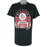 NBA (Salem) - Portland Trail Blazers Champions T-Shirt 1990 Large Vintage Retro Basketball