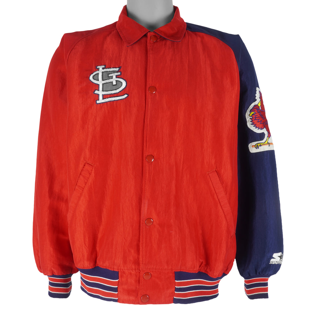 Starter (Diamond Collection) - St. Louis Cardinals Windbreaker 1990s Large Vintage Retro Baseball