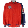 Starter (Diamond Collection) - St. Louis Cardinals Windbreaker 1990s Large Vintage Retro Baseball