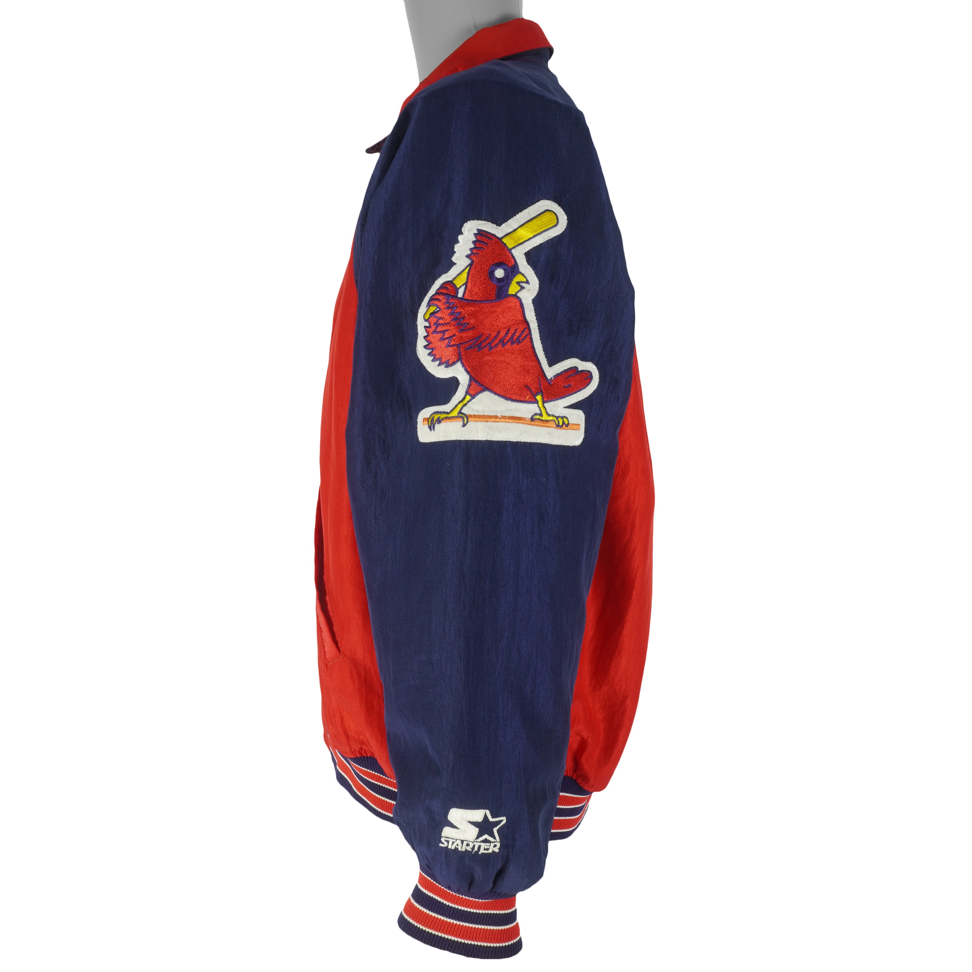 Starter (Diamond Collection) - St. Louis Cardinals Windbreaker 1990s Large Vintage Retro Baseball