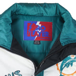 NFL (Pro Player) - Miami Dolphins Puffer Jacket 1990s X-Large Vintage Retro Football