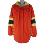 Reebok - San Francisco 49ers Puffer Jacket 1990s 2X-Large Vintage Retro Football