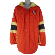 Reebok - San Francisco 49ers Puffer Jacket 1990s 2X-Large Vintage Retro Football