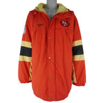 Reebok - San Francisco 49ers Puffer Jacket 1990s 2X-Large Vintage Retro Football
