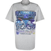 NFL (Lee) - New York Giants VS Minnesota Vikings Playoffs T-Shirt 2000 Large Vintage Retro Football