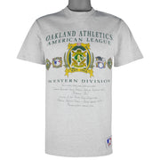 MLB (Nutmeg) - Oakland Athletics Single Stitch T-Shirt 1990s Medium vintage Retro Baseball