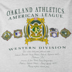 MLB (Nutmeg) - Oakland Athletics Single Stitch T-Shirt 1990s Medium vintage Retro Baseball