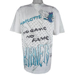NBA (Magic Johnson T's) - Charlotte Hornets No Game No Fame T-Shirt 1990s X-Large