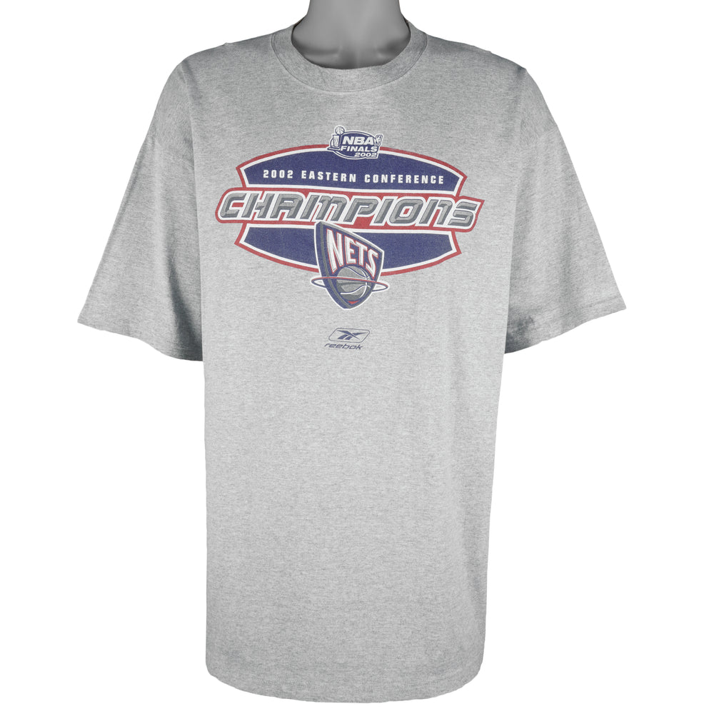 Reebok - New Jersey Nets Eastern Conference T-Shirt 2002 X-Large Vintage Retro Basketball