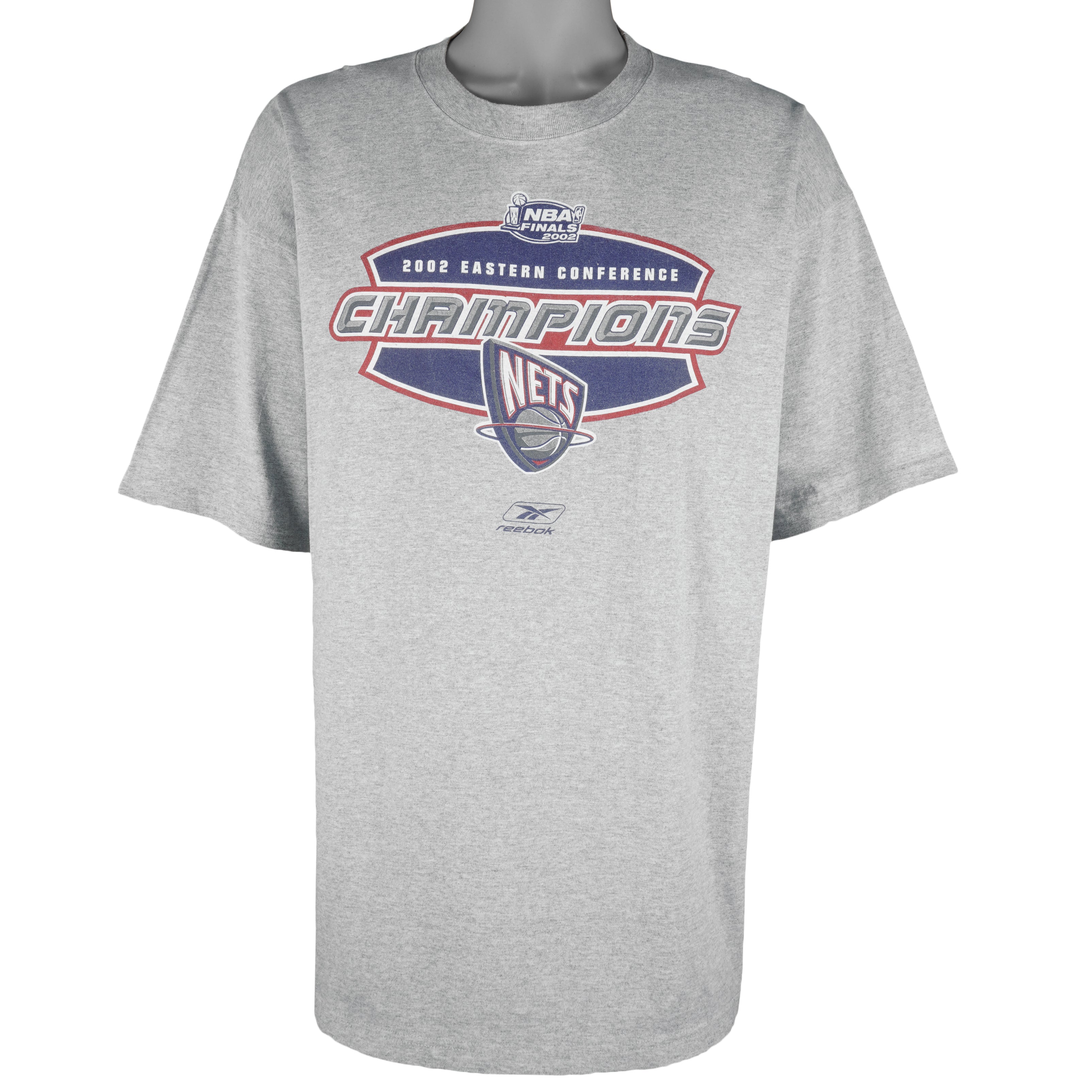 Reebok - New Jersey Nets Eastern Conference T-Shirt 2002 X-Large Vintage Retro Basketball