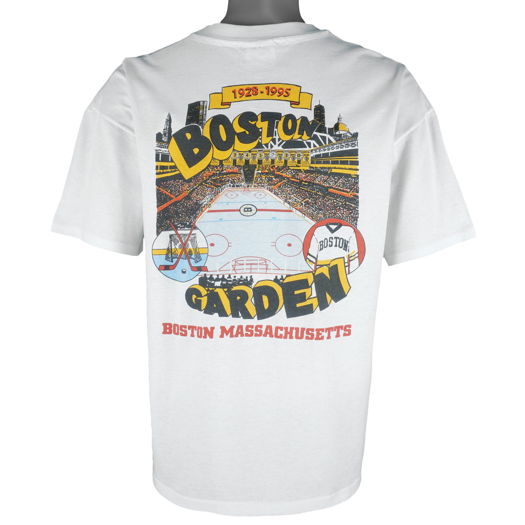 NHL (Hanes) - Boston Garden Bruins  T-Shirt 1995 X-Large Vintage Retro Hockey
