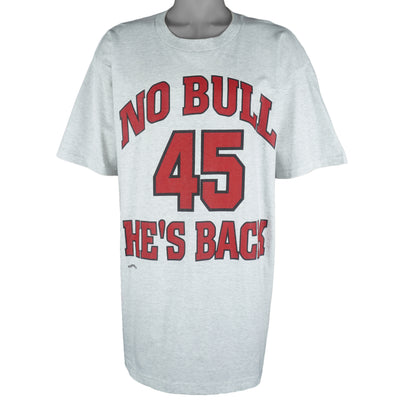 NBA (Nutmeg) - No Bull Michael Jordan No. 45 He's Back T-Shirt 1990s X-Large