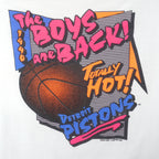 NBA - Detroit Pistons Bad Boys Totally Hot T-Shirt 1990 Large Vintage Retro Basketball
