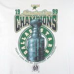 NHL (Lee) - Dallas Stars Stanley Cup Champions T-Shirt 1999 X-Large Vintage Retro Hockey