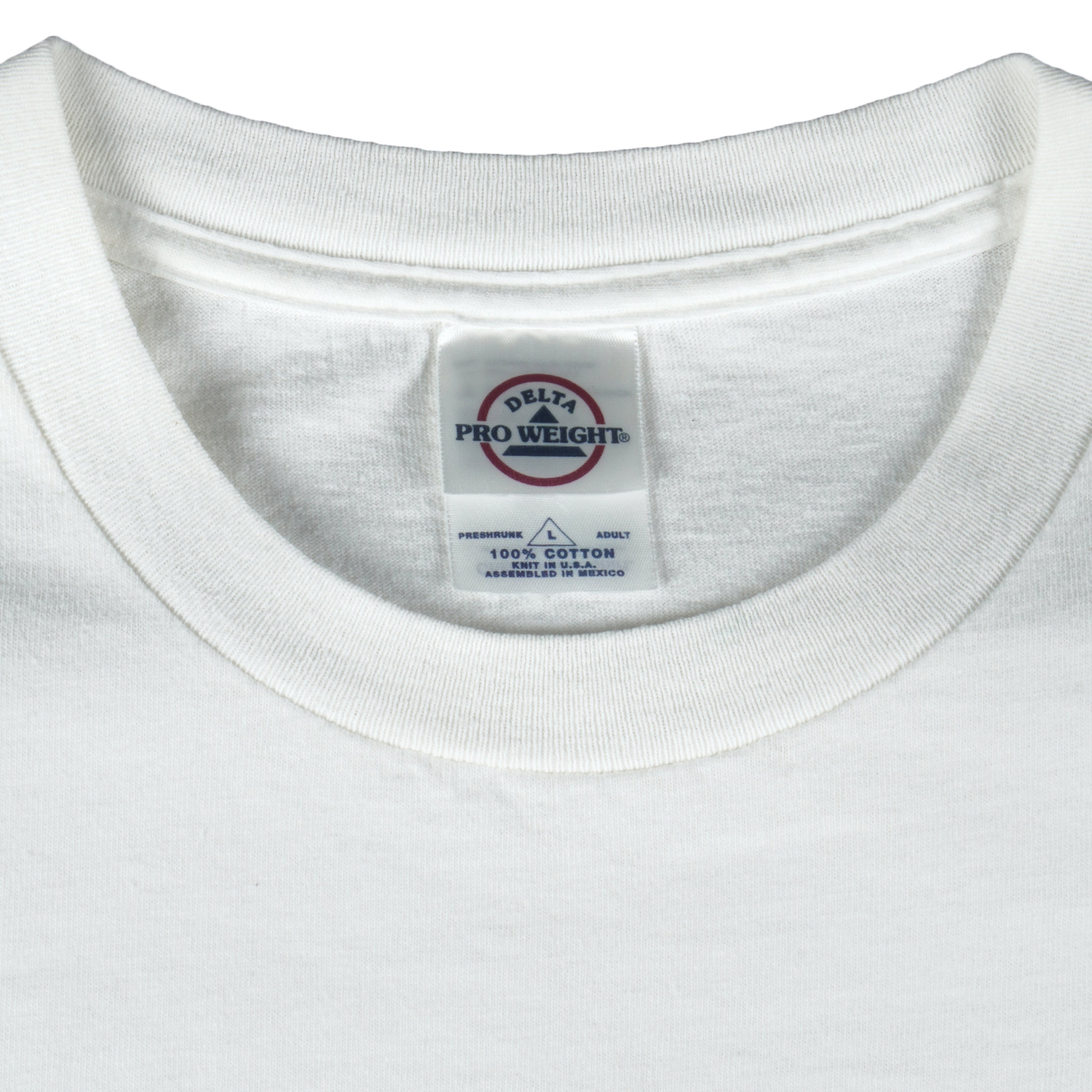 MLB (Delta) - Angels VS Giants World Series Matchups Helmets T-Shirt 2002 Large Vintage Retro Baseball