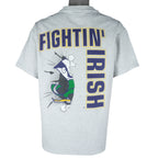 NCAA (Nutmeg) - Notre Dame Fighting Irish Breakout T-Shirt 1990s X-Large Vintage Retro Football College