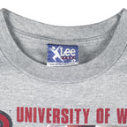 NCAA (Lee) - Wisconsin University Badgers Basketball T-Shirt 1990s Large Vintage Retro College