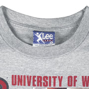 NCAA (Lee) - Wisconsin University Badgers Basketball T-Shirt 1990s Large Vintage Retro College