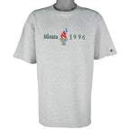 Champion - Atlanta Olympic Game Single Stitch T-Shirt 1996 X-Large Vintage Retro