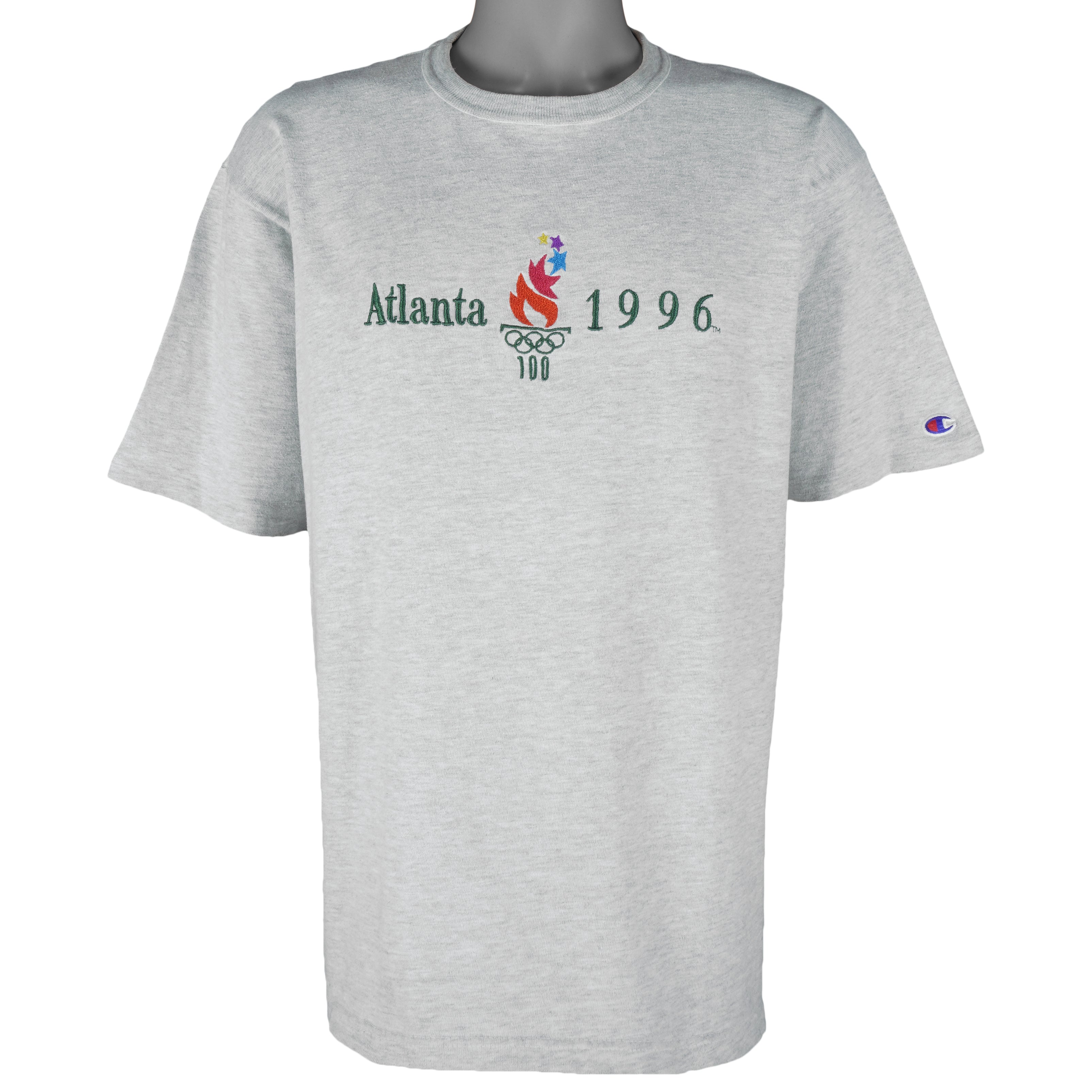 Champion - Atlanta Olympic Game Single Stitch T-Shirt 1996 X-Large Vintage Retro
