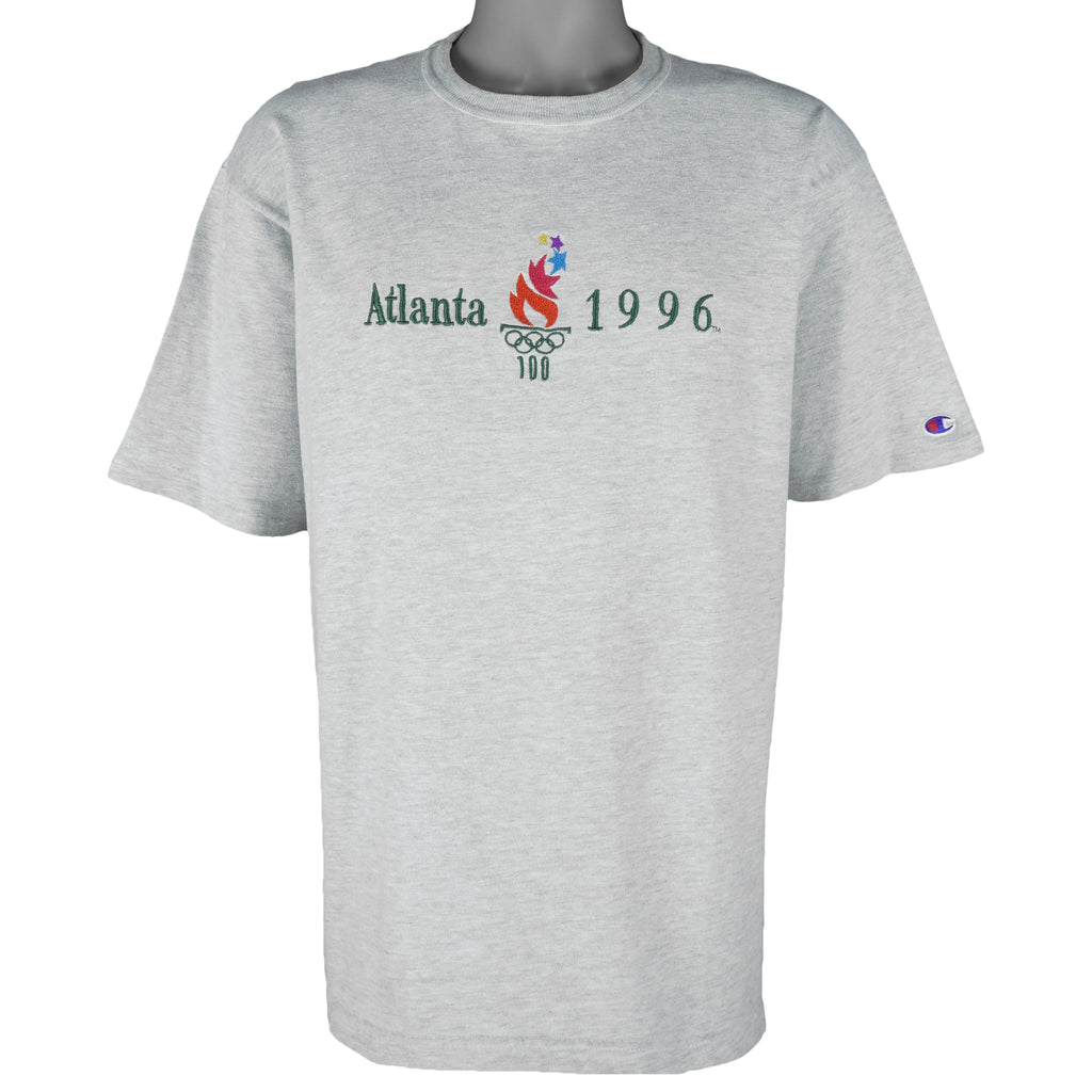 Champion - Atlanta Olympic Game Single Stitch T-Shirt 1996 X-Large Vintage Retro