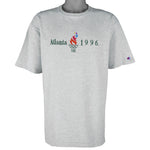 Champion - Atlanta Olympic Game Single Stitch T-Shirt 1996 X-Large Vintage Retro