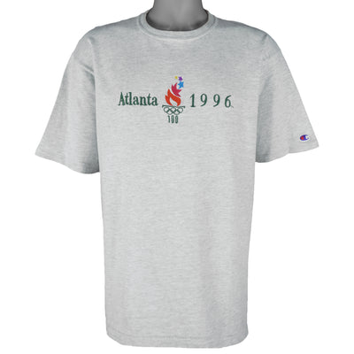 Champion - Atlanta Olympic Game Embroidered T-Shirt 1996 X-Large