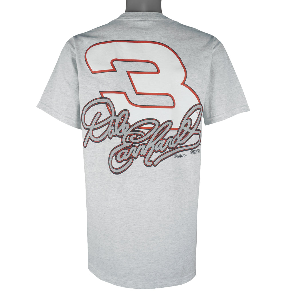 NASCAR (Chase) - Dale Earnhardt No. 3 Single Stitch T-Shirt 1990s Large Vintage Retro