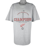 NHL (Lee) - Detroit Red Wings Stanley Cup Champions T-Shirt 2002 XX-Large Vintage Retro Hockey