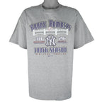 MLB (Delta) - New York Yankees Bronx Bombers T-Shirt 2002 X-Large Vintage Retro Baseball