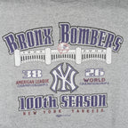 MLB (Delta) - New York Yankees Bronx Bombers T-Shirt 2002 X-Large Vintage Retro Baseball