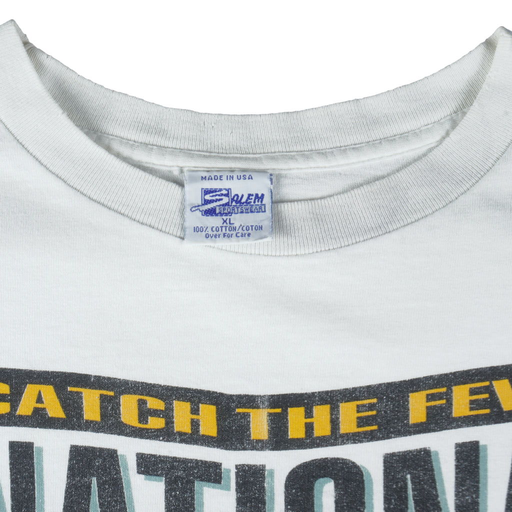 MLB (Salme) - Pittsburgh Pirates Catch The Fever T-Shirt 1992 X-Large Vintage Retro Baseball