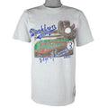 Vintage MLB (Nutmeg) - Brooklyn Dodgers Boys of Summer T-Shirt 1991 Medium Tall in gray