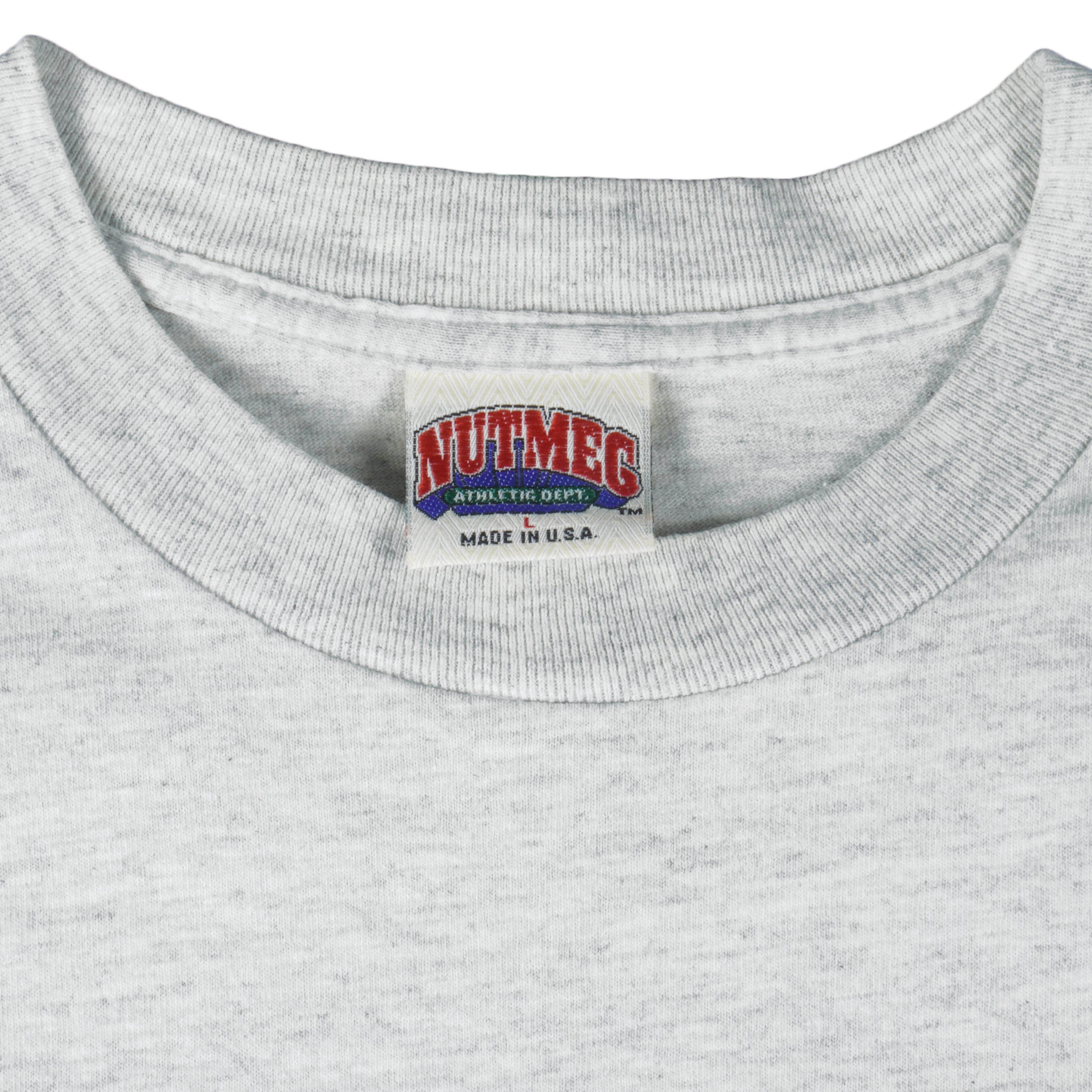 Vintage MLB (Nutmeg) - Brooklyn Dodgers Boys of Summer T-Shirt 1991 Medium Tall in gray