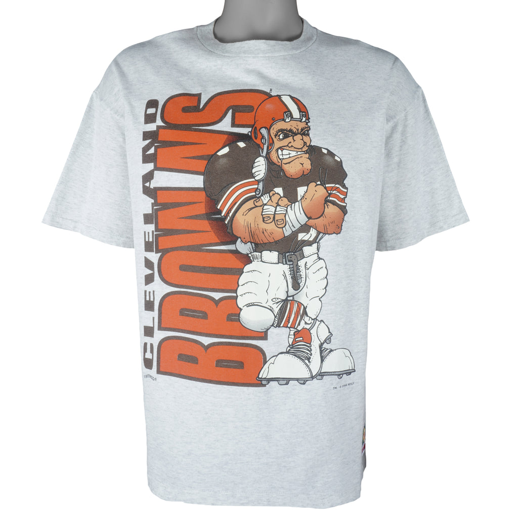 NFL (Nutmeg) - Cleveland Browns T-Shirt 1994 Large Vintage Retro Football