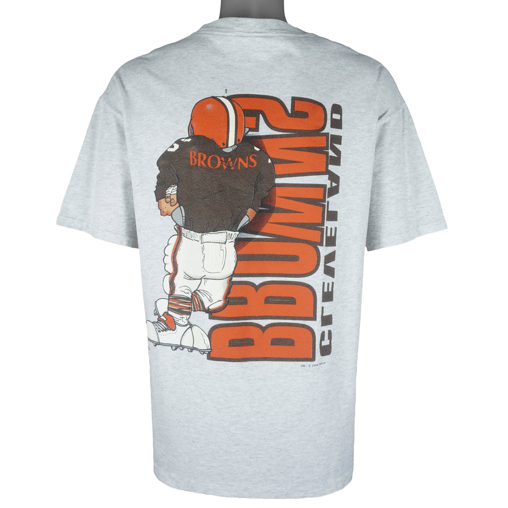 NFL (Nutmeg) - Cleveland Browns T-Shirt 1994 Large Vintage Retro Football