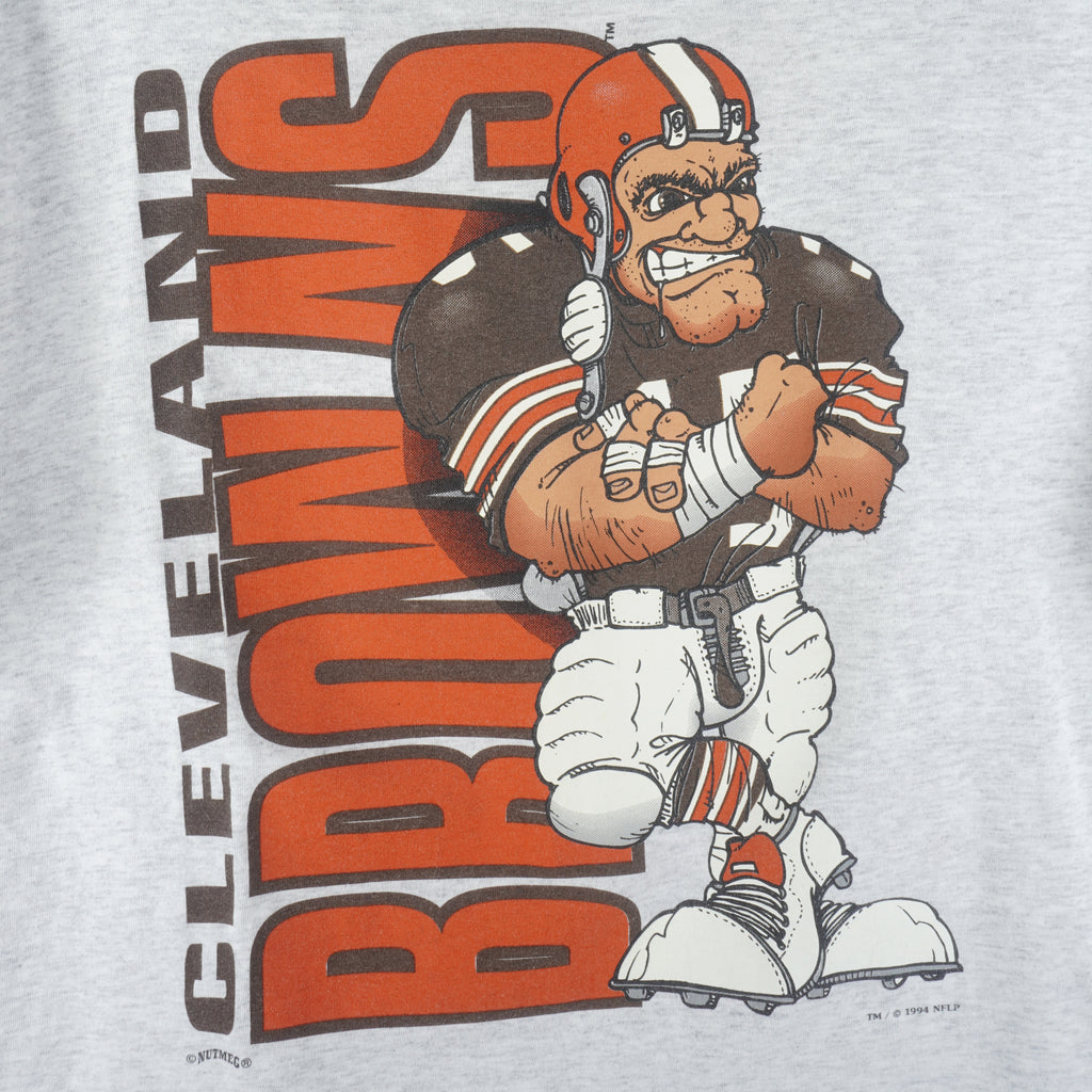 NFL (Nutmeg) - Cleveland Browns T-Shirt 1994 Large Vintage Retro Football