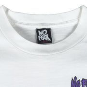 Vintage (No Fear) - Roses And Barbed Wired Single Stitch T-Shirt 1990s Large Vintage Retro