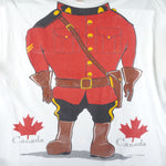 Vintage (Softwear Athletics) - Royal Canadian Mountain Police T-Shirt 1992s X-Large Vintage Retro