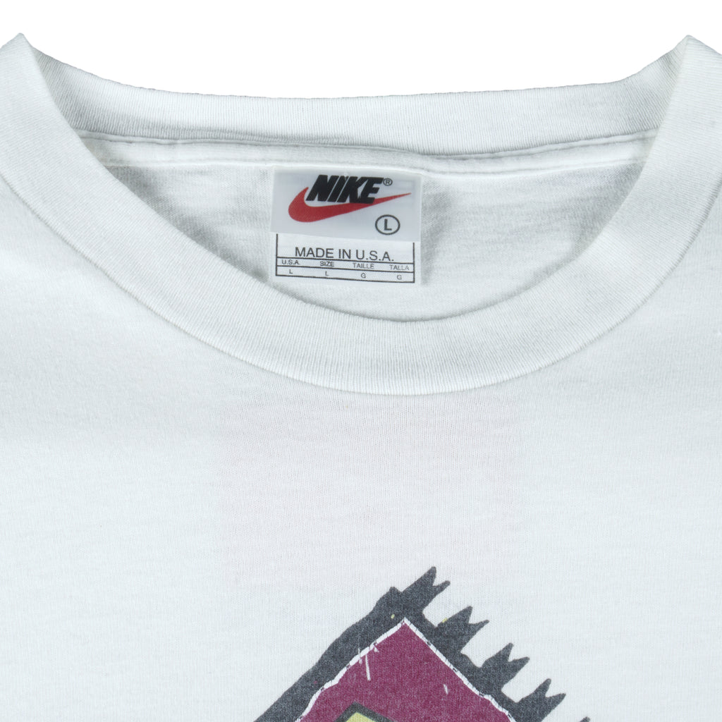 Nike (NCAA) - Florida State Seminoles Single Stitch T-Shirt 1990s Large Vintage Retro Football College
