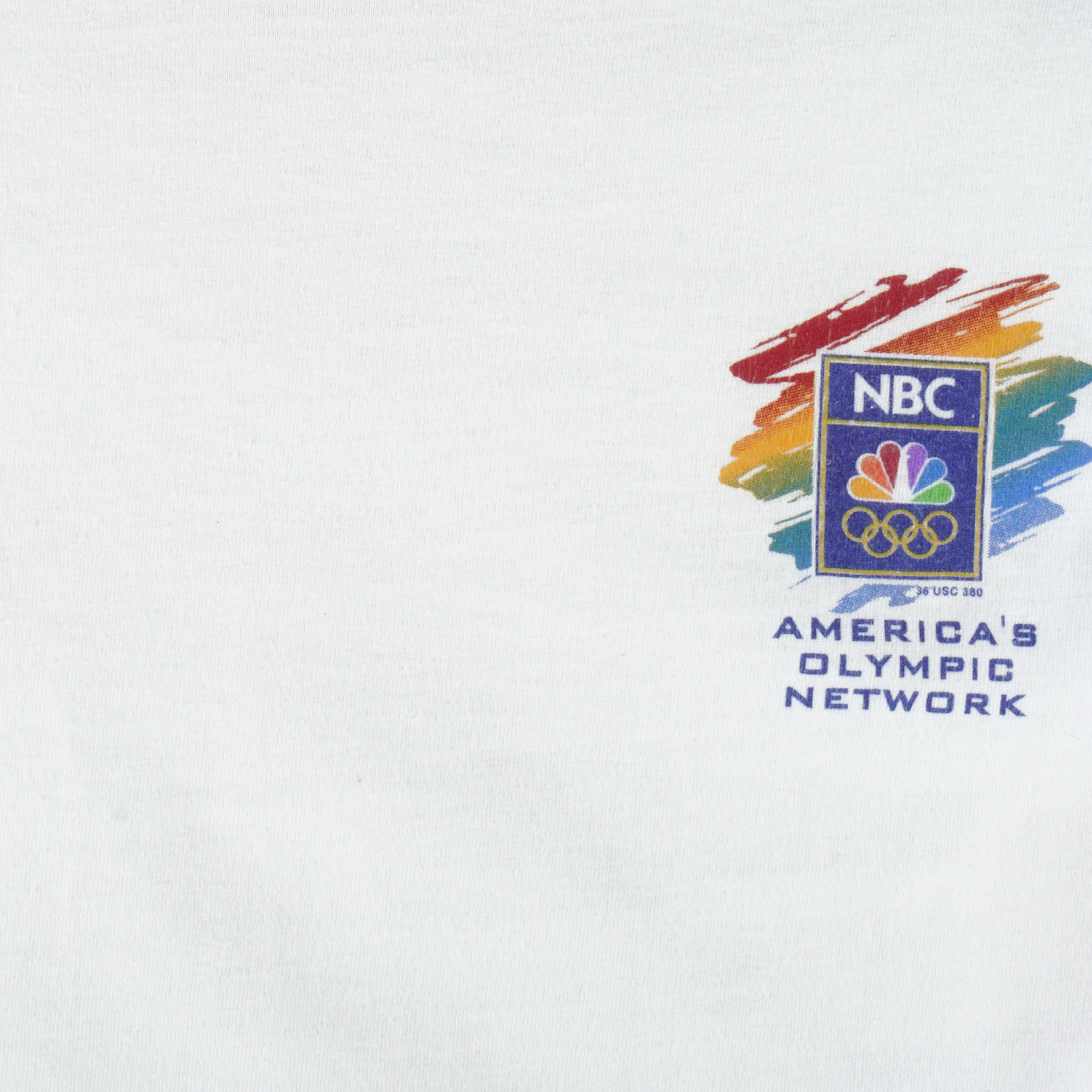 Vintage (Hanes) - NBC America's Olympic Network Sydney Australia T-Shirt 2000 X-Large Vintage Retro
